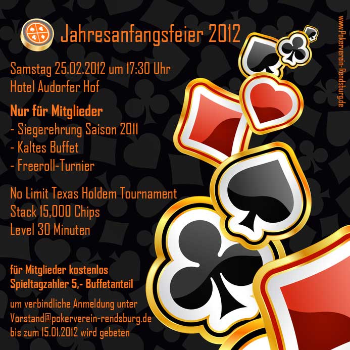 Jahresanfangsfeier Pokerverein Rendsburg