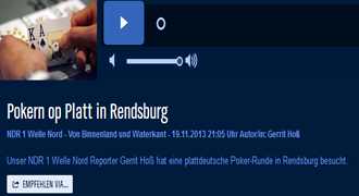 NDR Welle Nord beim Pokerverein Rendsburg